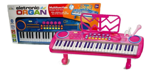 Piano Para Niños Organeta Teclado 49 Teclas + Micrófono 4901