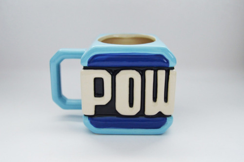 Taza Bloque De Pow Super Mario 