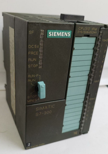 Plc Siemens Cpu 312 Ifm 6es7 312 5ac00 0ab0