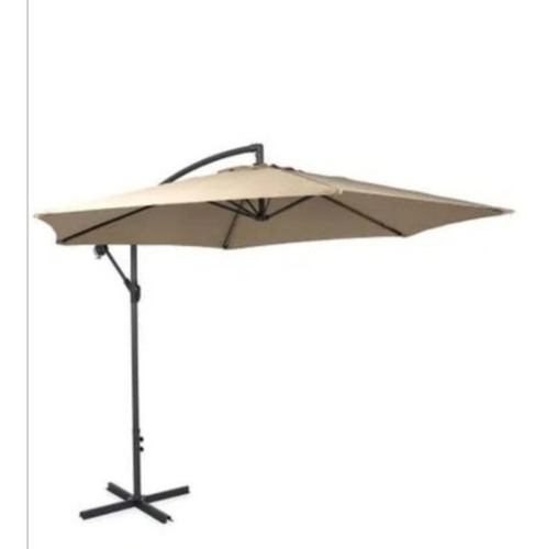 Perucamp Sombrilla Lateral Beige Jardín, Playa 2.70mts Upf50