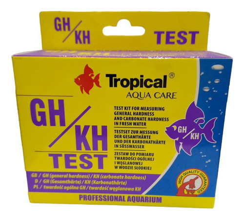 Tropical Test Gh/kh Medidor De Dureza Temporal Y Permanente