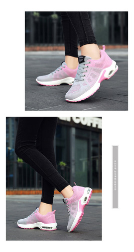 Transpirable Zapatillas Deportivas Con Amortiguación De Aire Zapatillas De Tenis Para Correr Ligeras
