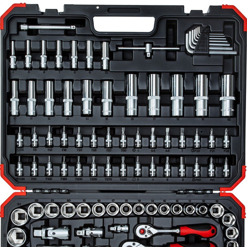 Imagem 8 de 9 de Jogo Soquetes Gedore Red Kit Ferramentas 172 Peças R45603172