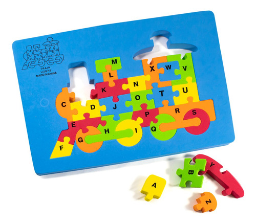Puzzle Tren Goma Eva Habilidades Entretenido Niños Niñas 
