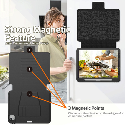 Funda Para iPad Air 5 4 Soporte Magnetic Case Pencil Teknet