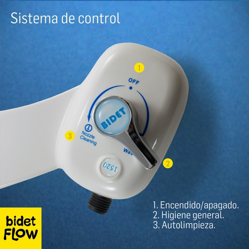 Imagen 3 de 10 de Bidet Matic Bidet Adaptable Para Inodoro Agua Fria Minimal!