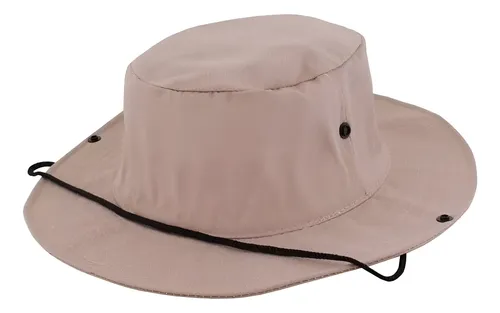 Chapéu Caqui Passeio Camping Pesca Australiano 10 Unidades Cáqui