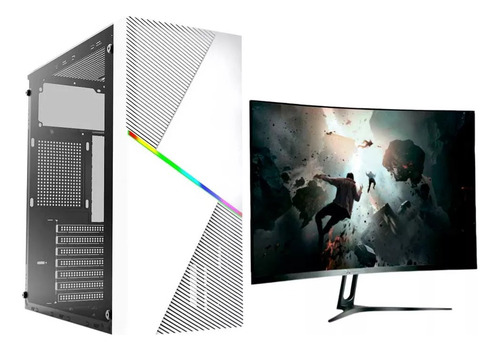 Pc Gamer Monitor 23.8 Ryzen 5 5600gt Ssd 2tb Ram 32gb C/wifi