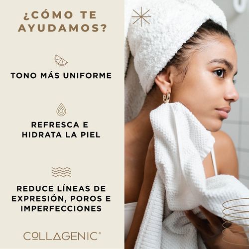 Imagen 5 de 7 de Tonico Facial 500ml Colágeno Vitamina C, E Niacinamida Rosas Tipo De Piel Todo Tipo De Piel