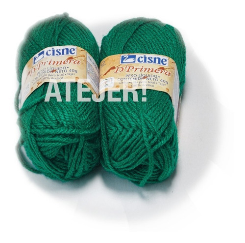 Imagen 3 de 4 de Pack Lanas D´primera Cisne 5 Ovillos X 40 Gs. Total 200 Gs