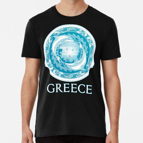 Remera Delfines Grecia Hellas Algodon Premium