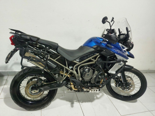 Imagem 3 de 12 de Triumph Tiger 800 Xcx Abs Azul 2018
