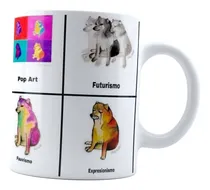 Comprar Taza Cheems Perrito Doge Tipos De Arte Diferentes 