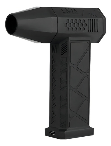 Ventilador Mini Turbo Jet De 130000 R, Ventilador T Estrutura Preto