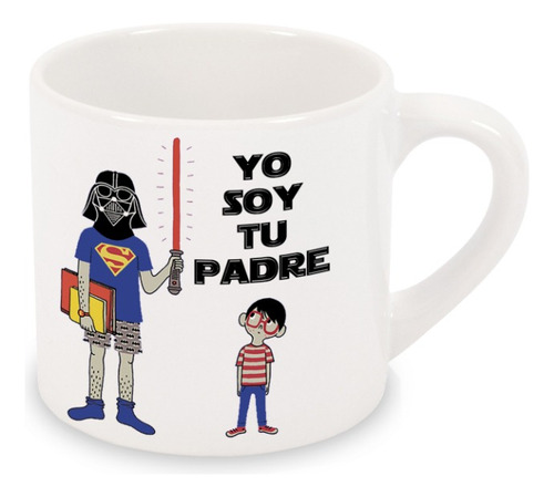 Taza Chica 6 Onzas Soy Tu Padre Personalizable