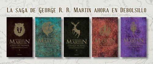 Juego De Tronos Saga Completa R. R. Martín 5 Libros Nuevos