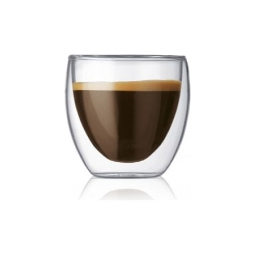 Vaso Doble Vidrio Ideal Expresso Cafe Corto. Trendy Corner