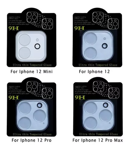 Vidrio Templado Para Cámara - Compatible iPhone 12 Pro Max