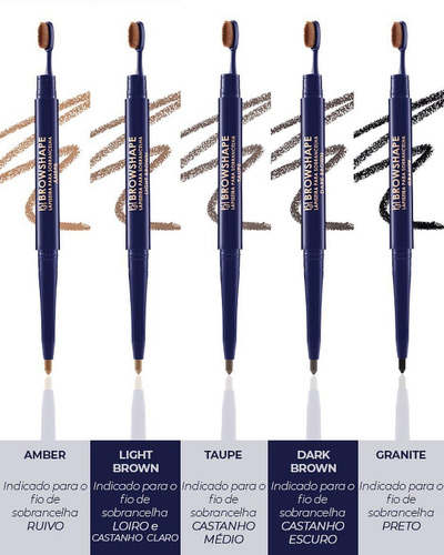 Bt Browshape Light Brown - Lapiseira Para Sobrancelhas