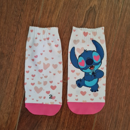 Imagen 5 de 10 de Calcetines Personalizados Divertidos Stitch