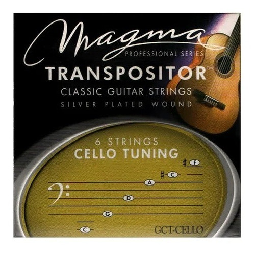 Encordado Cuerdas Guitarra Clasica Magma Transpositor Gct-ce