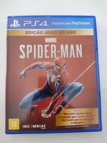 Jogo Marvel'S Spider-Man Homem Aranha - Ps4, Jogo de Videogame Playstation  Usado 87083453