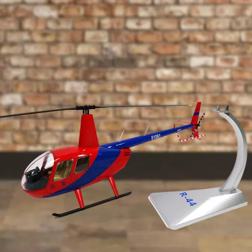 1:32 Robinson R44 Air Force Diecast Modelo De Avión Con