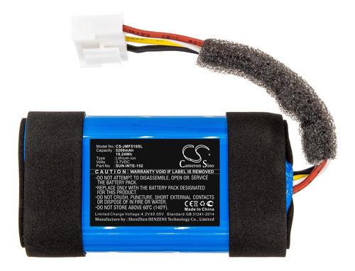 Batería Para Parlante Jbl Flip 5 Jmf510sl 3.7v 5200mah