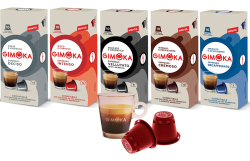 Kit 120 Cápsulas Café Compatíveis Nespresso - Gimoka