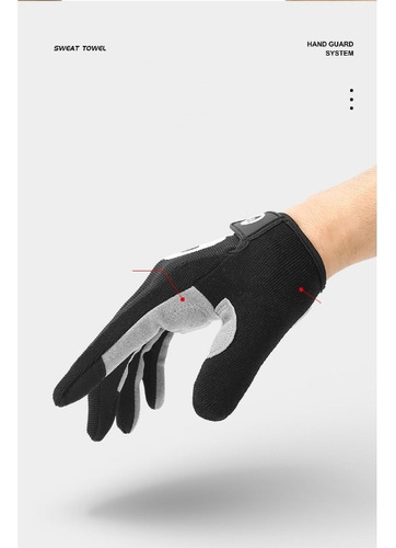 Guantes De Bicicleta Transpirables Y Resistentes Al Viento C