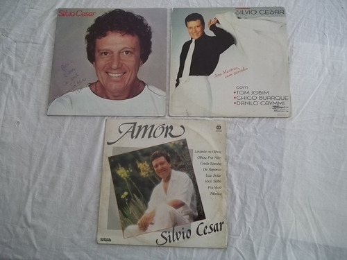 Vinil Lp - Lote 3 Discos - Silvio Cesar