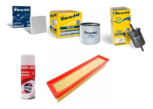 Imagem 1 de 1 de Filtros Ar Óleo Combustível Cabine Sandero 1.0 16v Flex 2012