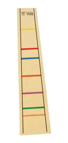 Imagen 8 de 8 de Viola Adhesive Fret Board Vinilo Viola De 15 Pulgadas