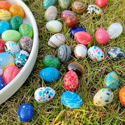 10 Minihuevos De Pascua Decorativos Para Fiestas Hechas A Ma
