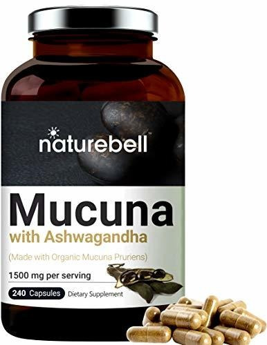 Capsulas De Mucuna Pruriens 1500 Mg Por Porcion-240 Capsulas