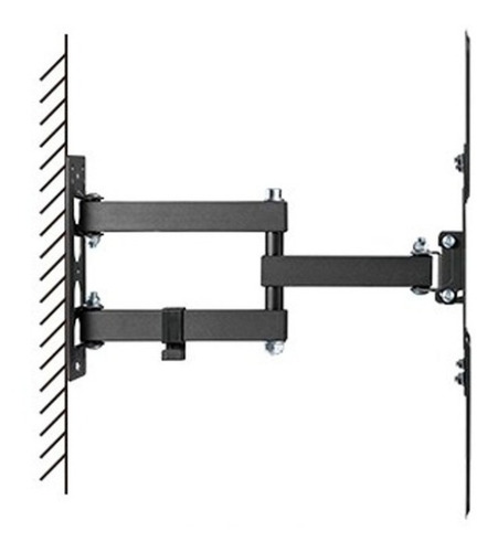 Imagen 2 de 2 de Soporte Brateck LPA68-443 de pared para TV/Monitor de 23" a 55" negro
