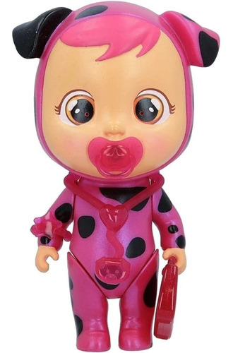 Muñeca Cry Babies Bebés Llorones Lágrima Rosa Sorpresas