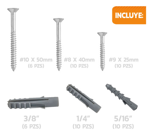 Set De Tornillos Pija Para Madera