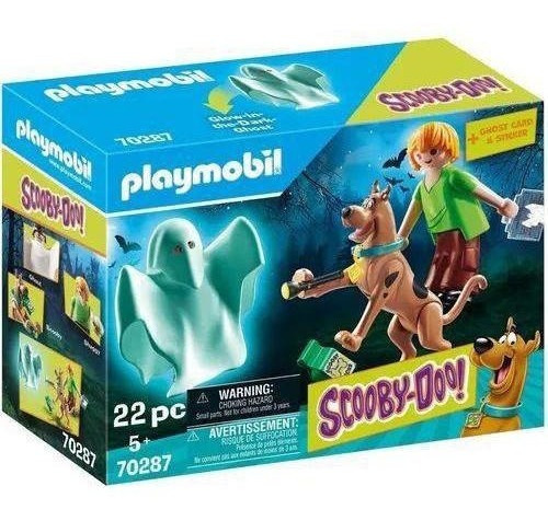 Brinquedo Playmobil Scooby-doo E Salsicha E Fantasma 70287