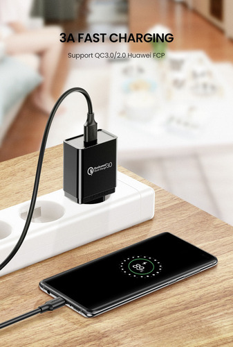 Ugreen US184-20883 Cable USB 3.0 a USB tipo C de 5 Gbps y 1,5 metros