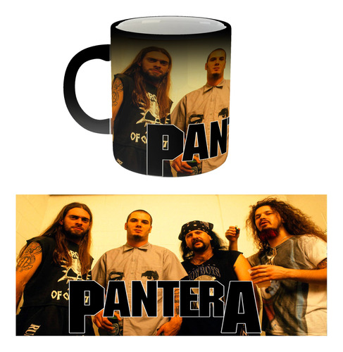 Taza Mágica Pantera Metal |de Hoy No Pasa| 2