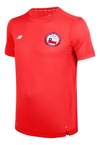 Polera Running Hombre New Balance Team Chile Roja Cuotas sin inter s