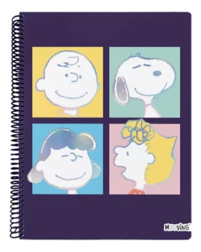 Cuaderno A4 Rayado Mooving - Snoopy