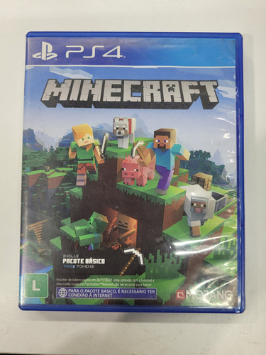 Ps4 Minecraft Físico Ps4 Minecraft Midia (Usado)