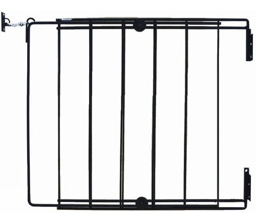 Puerta Puertita Protección Seguridad Bebe Niño Perro Para Escalera Acero Macizo - Alto 70cm - Ancho Regulable 70 A 120cm