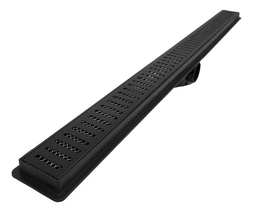 Ralo Linear Box Aço Preto Fosco Palito 90cm X 5cm Tela
