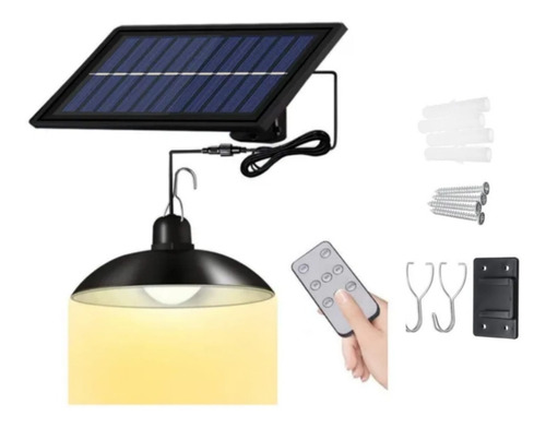 Lampara Solar Led Colgante 120w Plafon + Control