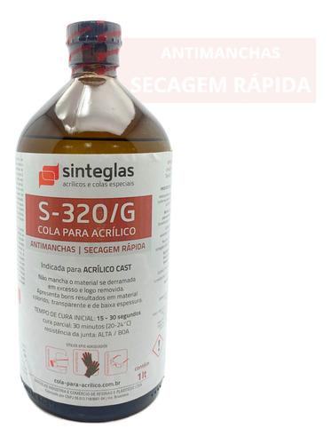 Cola Acrílica Sinteglas S-320 G