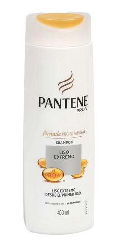 Shampoo Pantene Liso Extremo Desde El Primer Uso X 400 Ml