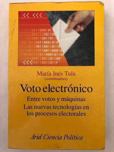 Voto Electronico Maria Ines Tula